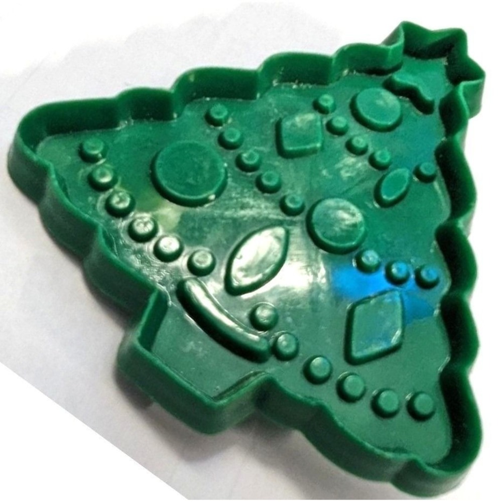 Hutzler Cookie Cutter 3" Green Vintage 1993 USA Christmas Tree Holiday‎ Plastic